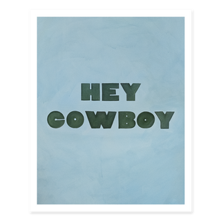 Hey Cowboy Blue Print