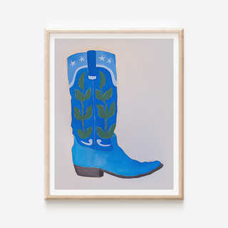 Star Cowboy Boot Print