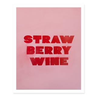 Strawberry Wine Print