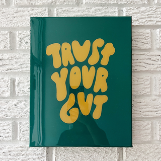Trust Your Gut Mini - Teal and Mustard