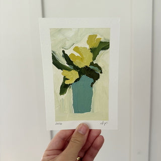 Blue Vase Arrangement