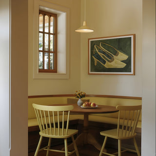 Yellow Slingbacks Print