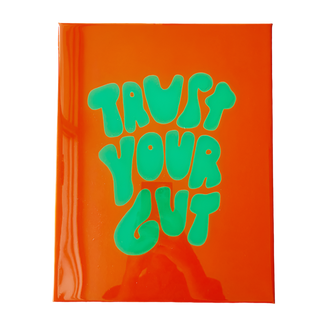 Trust Your Gut Mini - Orange and Bright Green