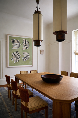 Fresh Striped Birds Print