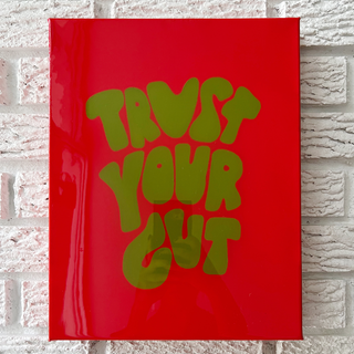 Trust Your Gut Mini - Red and Olive