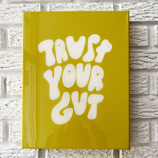 Trust Your Gut Mini - Chartreuse and Ivory