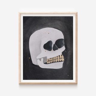 Black Skull Print
