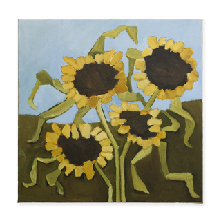Four Sunflowers