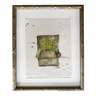 Green Plaid Chair (framed)