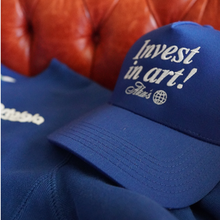 Invest In Art Hat - Blue