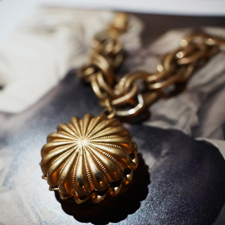 Flora Gold Chain Charm Bracelet