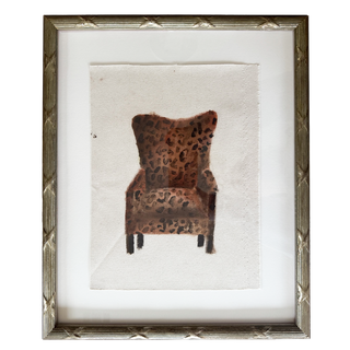 Leopard Chair (framed)