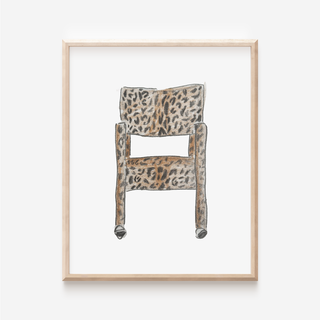 Leopard Desk Chair Print