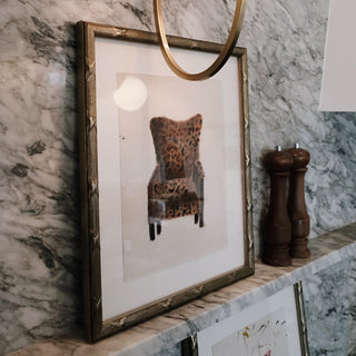 Leopard Chair (framed)