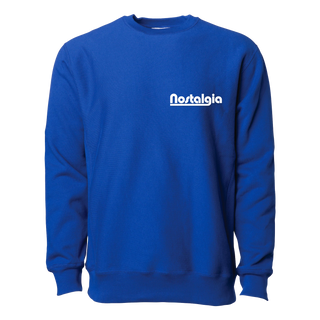 Nostalgia Blue Checkered Sweatshirt