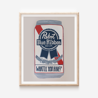 PBR Beer Can Print