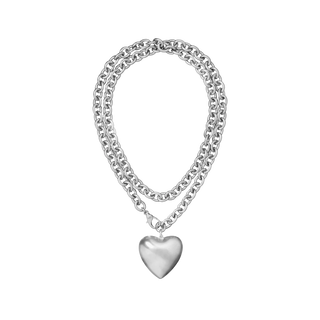 Roxanne Assoulin Puffy Heart Necklace