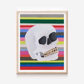 Rainbow Skull Print