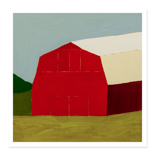 Red Barn Print