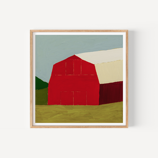 Red Barn Print