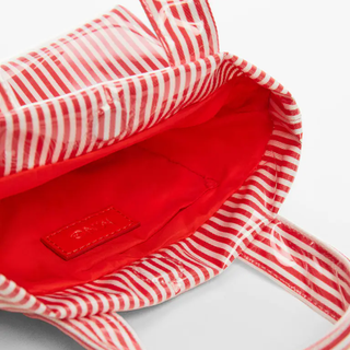 Mini Red Striped Handbag