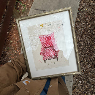 Checkered Chair (framed)