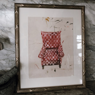 Checkered Chair (framed)