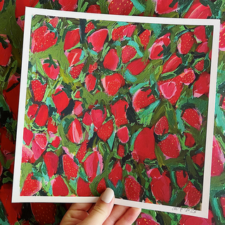 Strawberries Print
