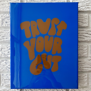 Trust Your Gut Mini - Cobalt and Coffee