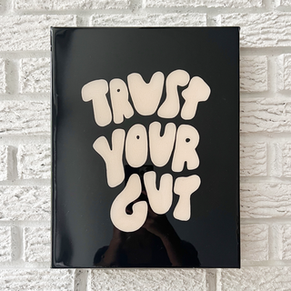 Trust Your Gut Mini - Black and Ivory