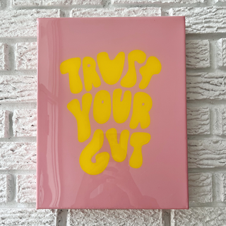Trust Your Gut Mini - Blush and Yellow