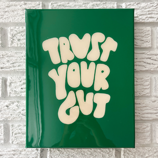 Trust Your Gut Mini - Kelly Green and Ivory