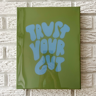 Trust Your Gut Mini - Green and Powder Blue