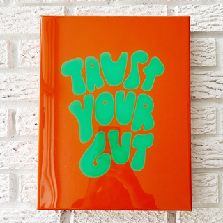 Trust Your Gut Mini - Orange and Bright Green
