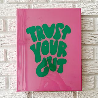 Trust Your Gut Mini - Pink and Kelly Green