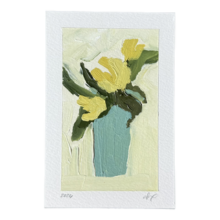 Blue Vase Arrangement