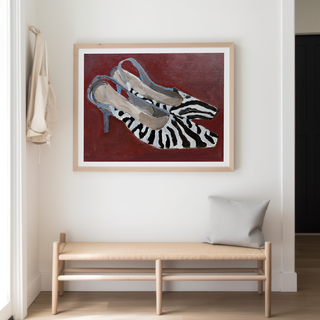 Zebra Slingbacks Print