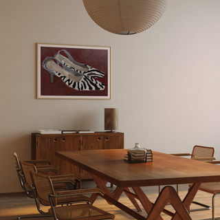 Zebra Slingbacks Print