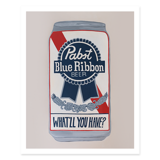 PBR Beer Can Print