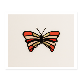 Blush Butterfly Print