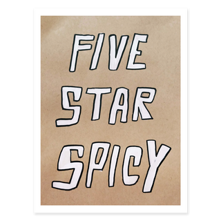 Five Star Spicy Print