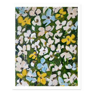 Flora, Ivory Print