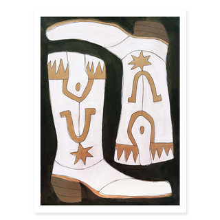 Lucky Boots Print