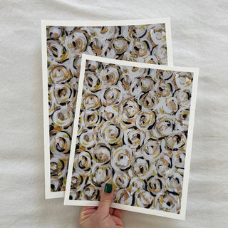 Oyster Swirls Print