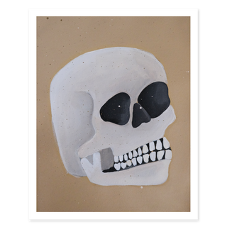 Tan Skull Print