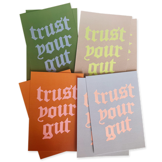 Trust Your Gut Postcard Pack
